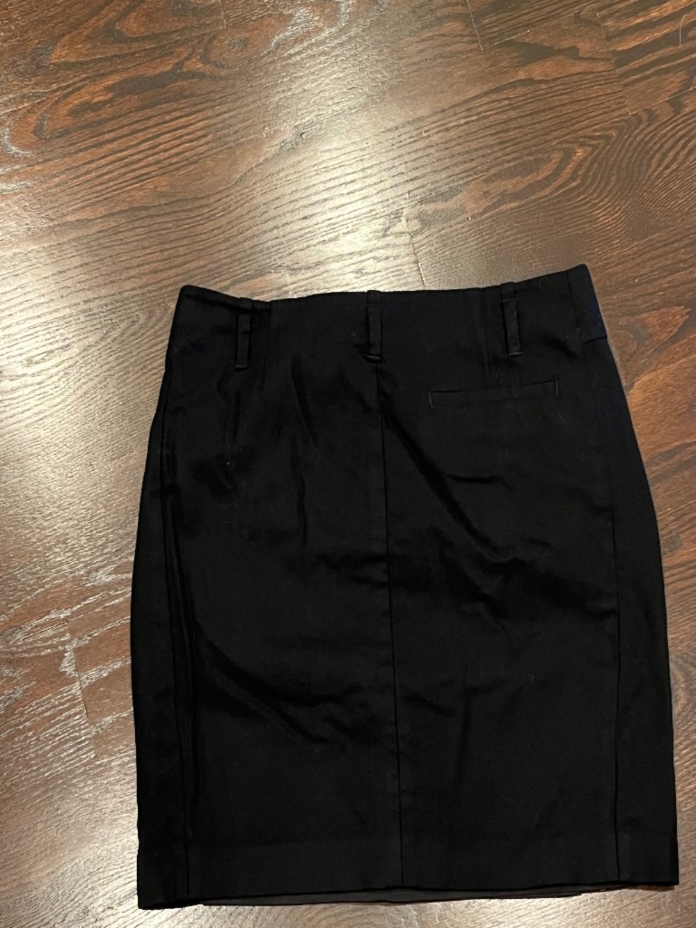 Vintage Banana Republic Black Wool Mini/Pencil Skirt 12 (Minor Flaw) - Picture 2 of 9